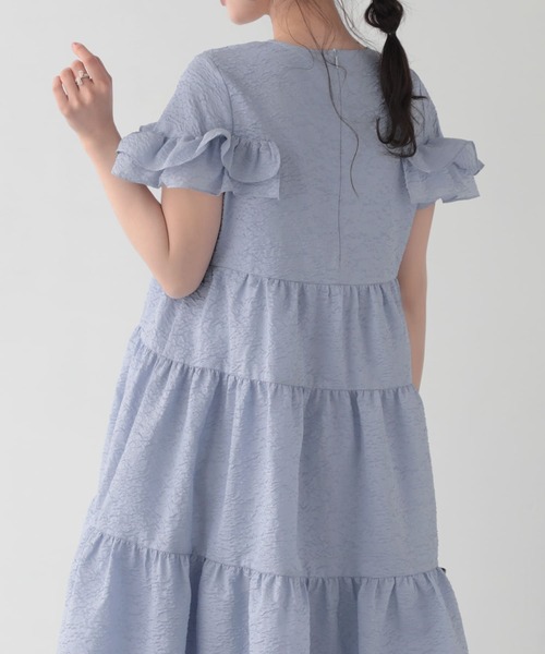 Fit more（フィットモア） パーティードレス ワンピース 夏 ジャガード