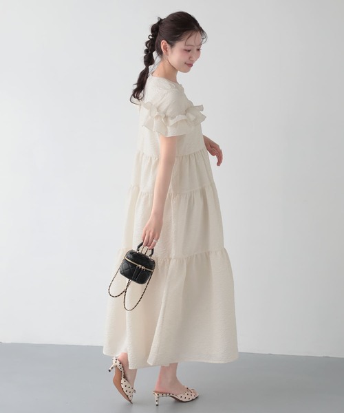 Fit more（フィットモア） パーティードレス ワンピース 夏 ジャガード