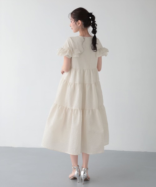 Fit more（フィットモア） パーティードレス ワンピース 夏 ジャガード