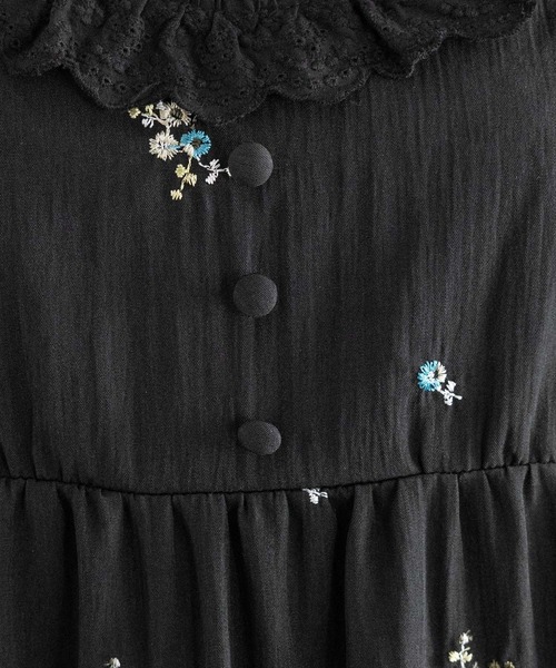 RAGEBLUE（レイジブルー） ワンピース 夏 フラワー刺繍キャミ