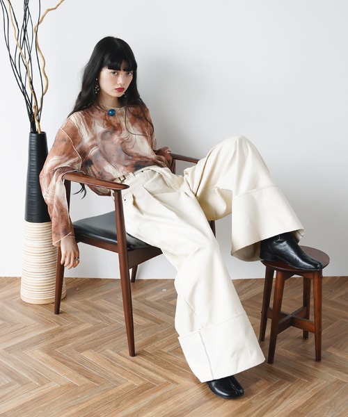 「Aphlotus」 カーゴパンツ LARGE ブラック メンズ_画像8