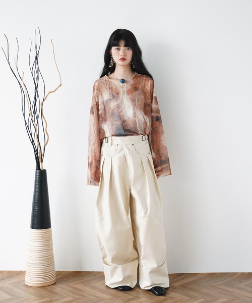 「Aphlotus」 カーゴパンツ LARGE ブラック メンズ_画像9