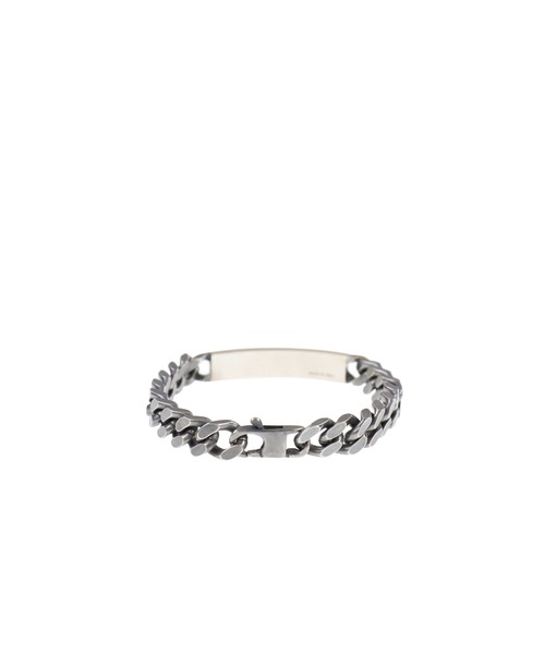 MM6 ブレスレット MINIMAL LOGO ID TAG CURB BRACELET メンズ