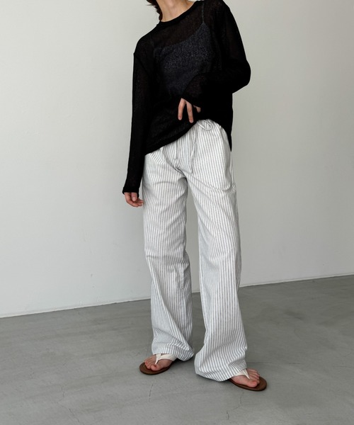「CANAL JEAN」 「El mar」長袖カットソー ONE SIZE オートミール レディース_画像7