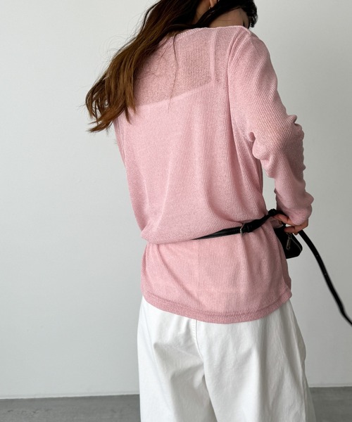 「CANAL JEAN」 「El mar」長袖カットソー ONE SIZE オートミール レディース_画像9