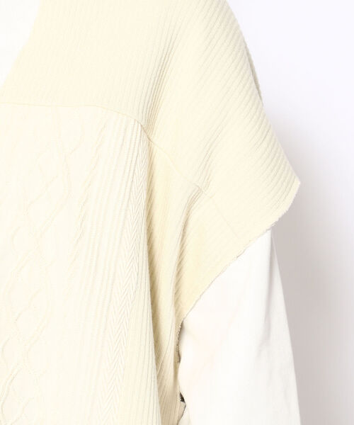 ニット セーター MANASTASH(マナスタッシュ)　W's PATCHWORK VEST　パッチワークベスト レディース MANASTASH ニット セーター MANASTASH(マナスタッシュ) W's