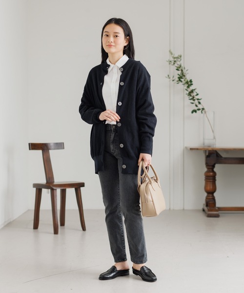 collex / コレックス ブークレニットカーディガン コレックス collex ブークレニットカーディガン （ライトグレー