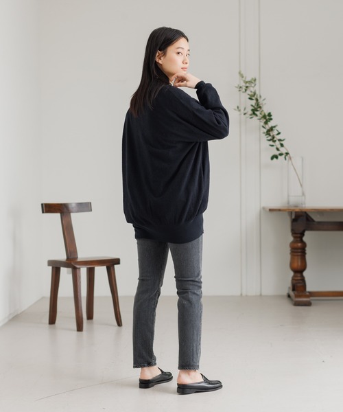 collex / コレックス ブークレニットカーディガン コレックス collex ブークレニットカーディガン （ライトグレー