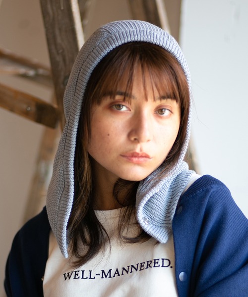 ストーンアイランド バラクラバ　　 ニットキャップ 14+（イチヨンプラス） ニット帽 ニットキャップ ニットスナップボタン