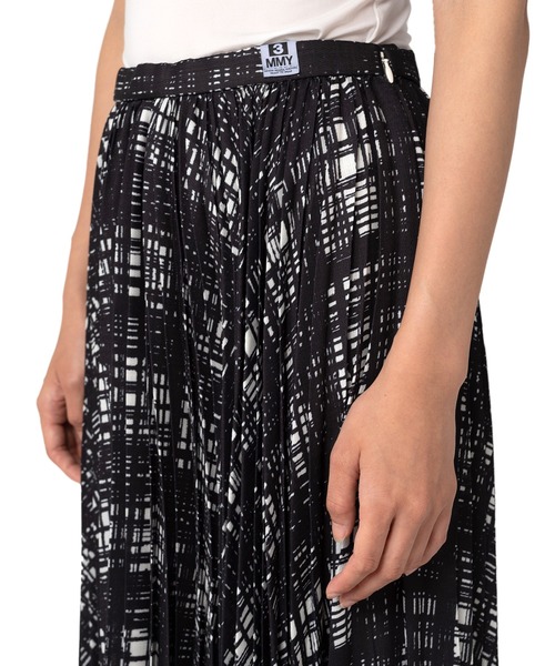 MAISON MIHARA YASUHIRO スカート Ramdom Check Printed Skirt