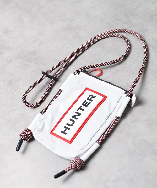 国内発送 HUNTER ショルダーバッグ PHONE POUCH UBP1514NRS HUNTER 【30%OFF】ハンター トラベル リップストップ フォン