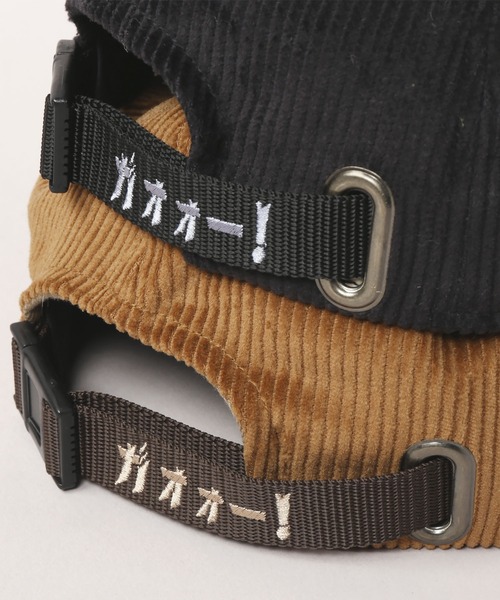 CA4LA カシラ GAO CAP 黒 コーデュロイ CA4LA キャップ 帽子 GAO-CAP メンズ レディース : ZOZOTOWN