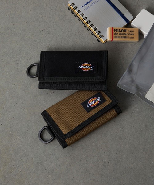 サドルレザー　コンパクト財布 Dickies（ディッキーズ） ミニ 財布 「Dickies」3つ折りミニウォレット