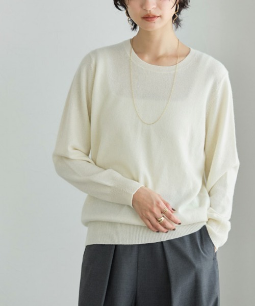 RASW（ラス） ニット セーター 「RASW」カシミヤ100％クルーネック