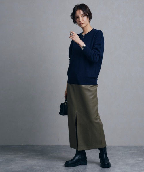 ニット レディース カシミヤ100％ クルーネックRASW 送料無料 RASW ニット レディース カシミヤ100％ クルーネックRASW 送料