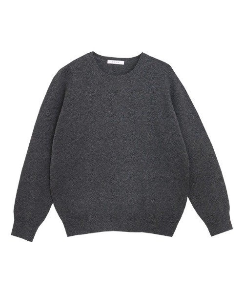RASW ニット セーター 「RASW」カシミヤ100％クルーネックニット