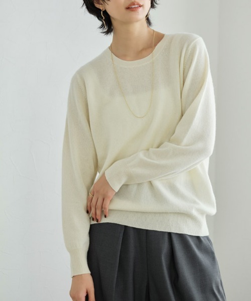 RASW（ラス） ニット セーター 「RASW」カシミヤ100％クルーネック
