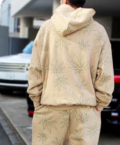 決*ー様 HUF ベージュ スター刺繍 パーカーセットアップ HUF ベージュ スター刺繍 パーカーセットアップ - メルカリ