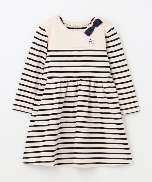 子供服まとめ売り110 秋冬　女の子　ワンピース 組曲 ワンピース 「110-140cm」ボーダー キッズ 子供服 女の子