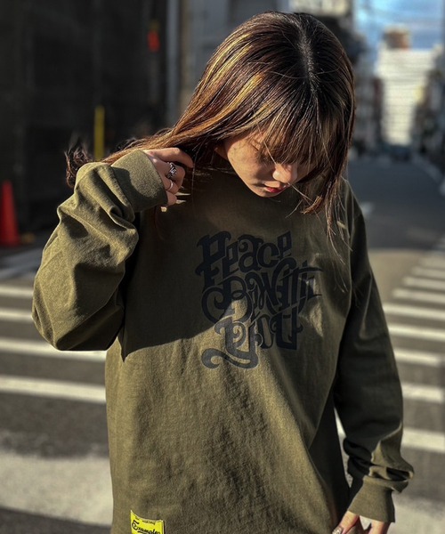 EXAMPLE（エグザンプル） tシャツ EXAMPLE BLESSING WORLDS L/S TEE