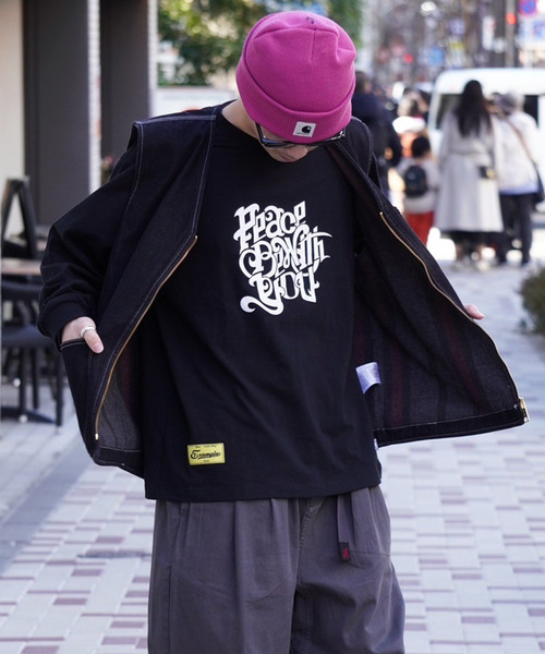 EXAMPLE（エグザンプル） tシャツ EXAMPLE BLESSING WORLDS L/S TEE