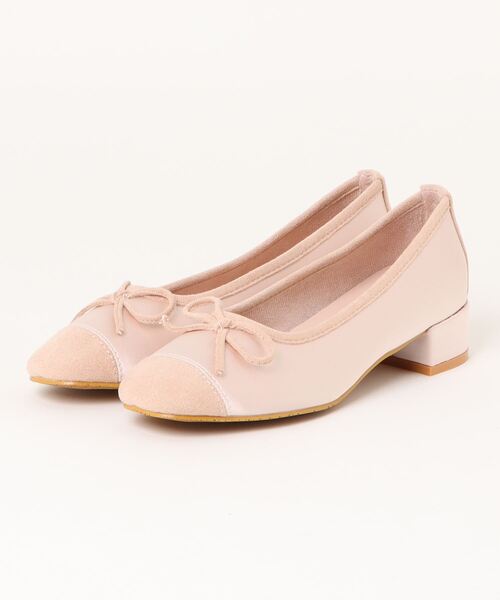 shoes365 バレエシューズ パンプス 「shoes365」ローヒール 浅口