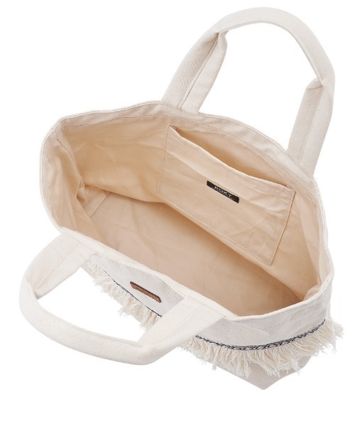 ROXY（ロキシー） トートバッグ FRAGILE/ロキシーフリンジ付き