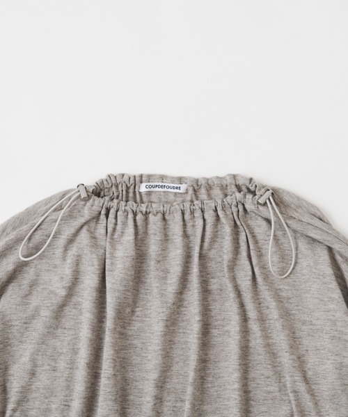 tシャツ COUP DE FOUDRE gather pullover レディース COUPDEFOUDRE tシャツ COUP DE FOUDRE gather pullover