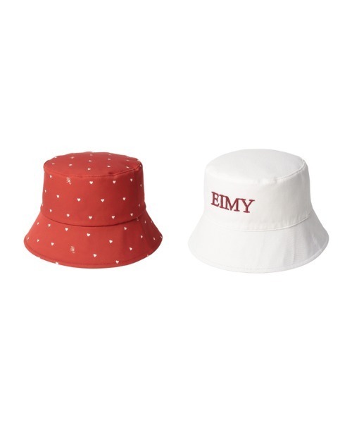 EIMY GOLF キャップ 帽子 EM heart pattern バケットハット