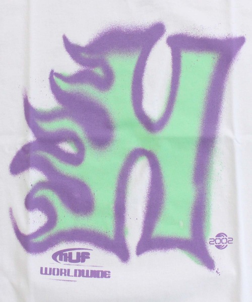 【HUF】HEAT WAVE TEE (送料込み) HUF ハフ HEAT WAVE TEE ヒートウェーブ ロゴ Tシャツ 半袖