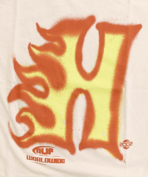 【HUF】HEAT WAVE TEE (送料込み) HUF ハフ HEAT WAVE TEE ヒートウェーブ ロゴ Tシャツ 半袖