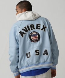 スタジャン LIGHT SIGNATURE VARSITY JACKET / ライト シグネチャー バーシティ ジャケット / AVIREX / アヴ｜ZOZOTOWN Yahoo!店