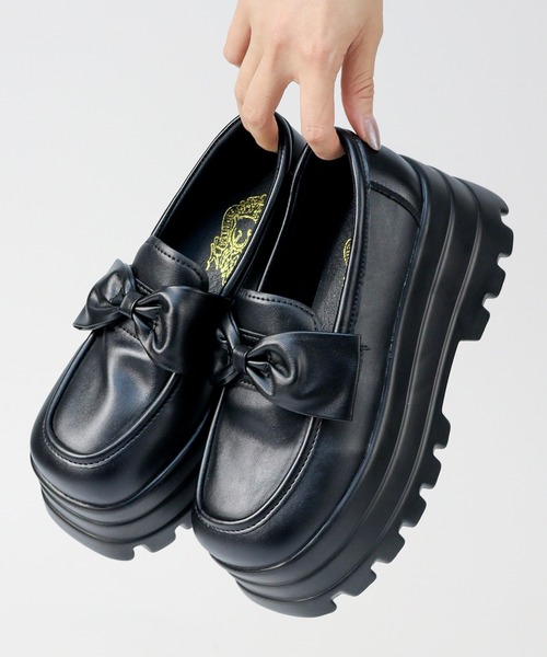 LOVEHUNTER（ラブハンター） ローファー +8cm 軽量厚底 トリプルソール