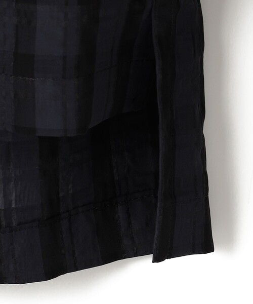 ICB（アイシービー） コート アウター シアーチェックジャカード 