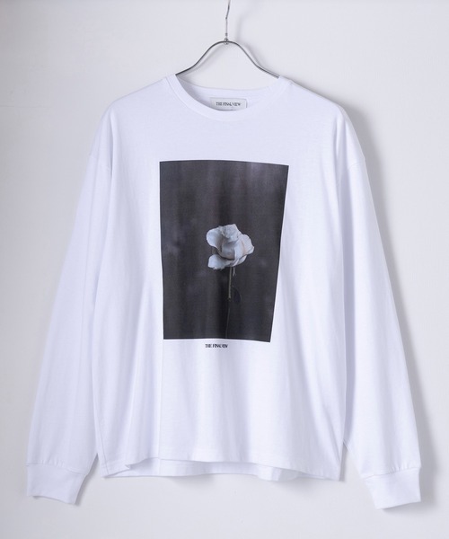 THE FINAL VIEW tシャツ 「THE FINAL VIEW」フラワーフォトプリント