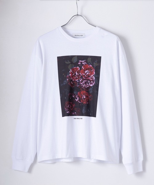 THE FINAL VIEW tシャツ 「THE FINAL VIEW」フラワーフォトプリント