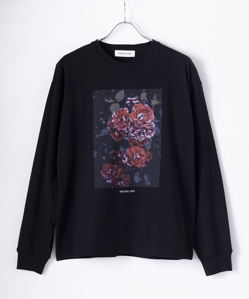 THE FINAL VIEW tシャツ 「THE FINAL VIEW」フラワーフォトプリント