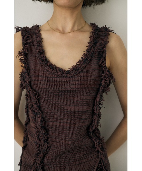 BODE グラニーストーン編みタンクトップ BODE グラニーストーン編みタンクトップ BODE グラニーストーン編み