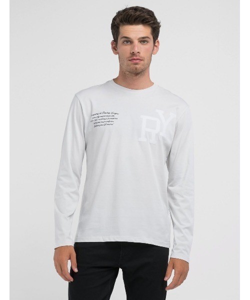 REPLAY（リプレイ） tシャツ コットンジャージー ロングスリーブ 
