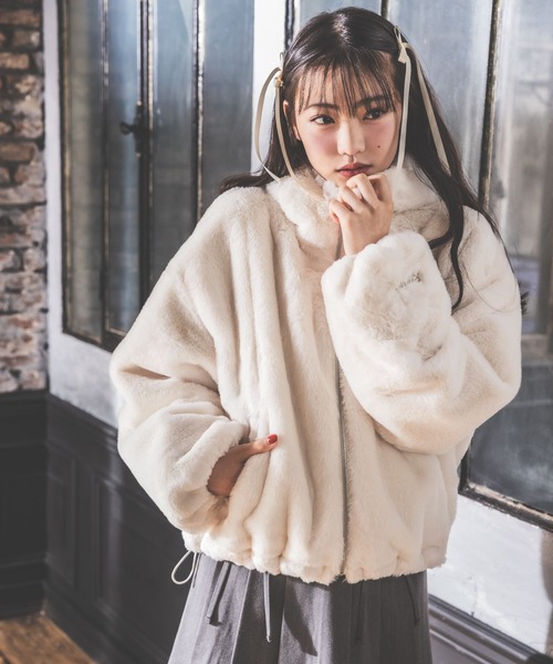 新品 140 ロペピクニック ファー切り替えムートンコート アウター ジャケット 新品 140 ロペピクニック ファー切り替えムートンコート