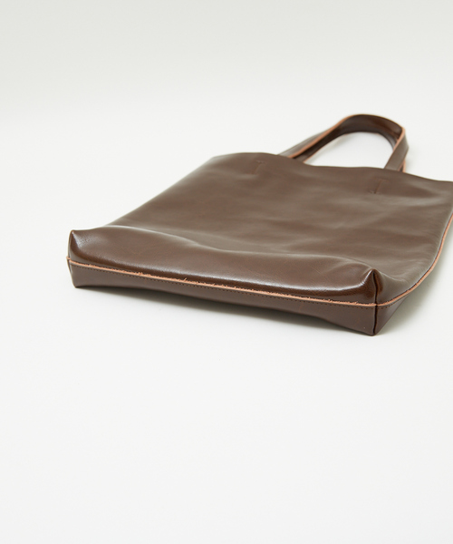 ABAHOUSE GRAY トートバッグ スプリットレザー 縦型 メンズ