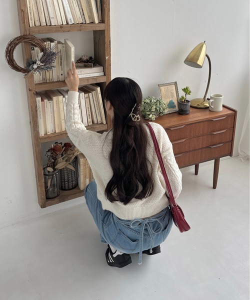 by your closet ニット セーター ケーブルニット カーディガン