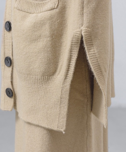 DAY CLOSET セットアップ 「セットアップ」スリットで抜け感+。長袖