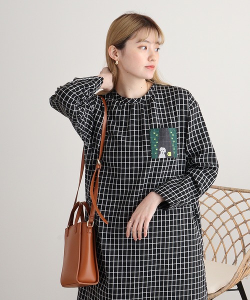 リップサービス LIP SERVICE レトロチェックアンサンブルニット