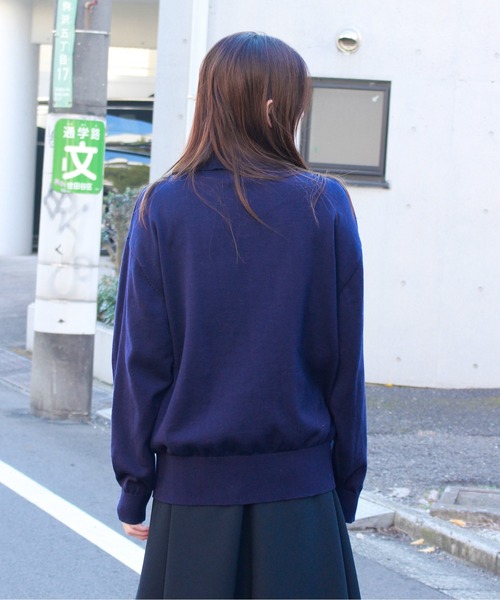 ニット セーター 「 PENNEY'S / ぺニーズ 」 フォックス ニット ポロシャツ THE FOX KNIT POLO SHIRTS レディース PENNEYS（ぺニーズ）の「【 PENNEY'S / ぺニーズ 】 フォックス