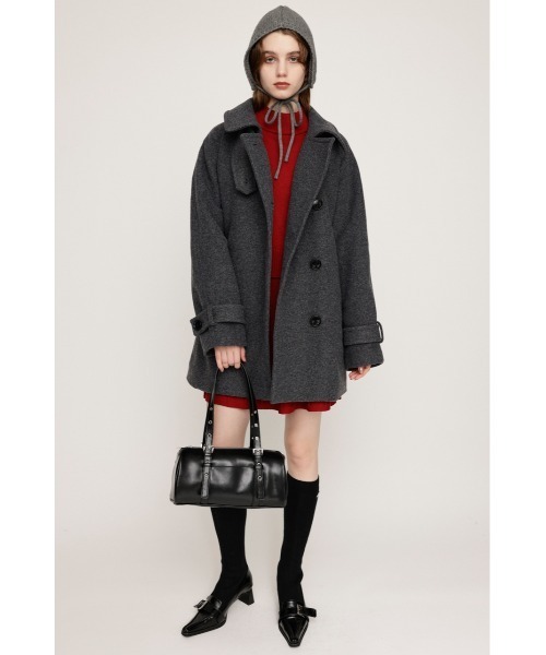 SLY ステンカラーコート コート STAND NECK BELTED S/COAT