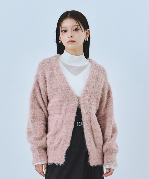 UNITED TOKYO（ユナイテッドトウキョウ） カーディガン シャギーモヘア