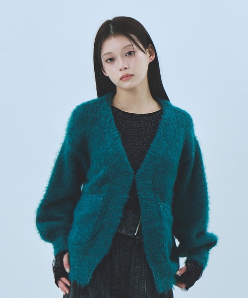 UNITED TOKYO（ユナイテッドトウキョウ） カーディガン シャギーモヘア