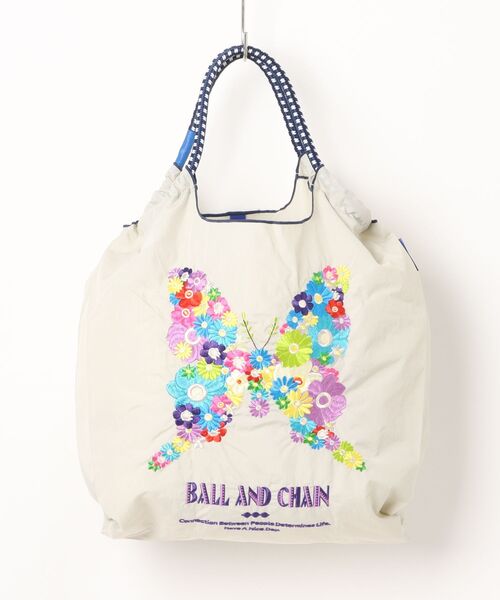 Scrap Book エコバッグ WEB限定 展開「Ball＆Chain」F-BUTTERFLY