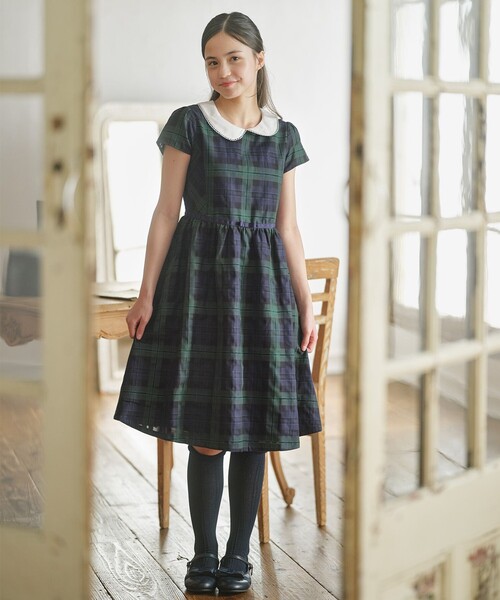 組曲 ワンピース 「150-170cm」クラシックチェック キッズ 子供